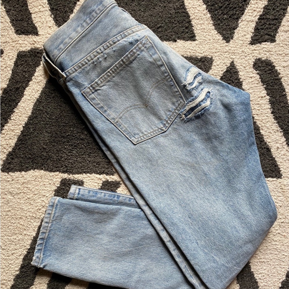 Levi’s 501 patchwork black label jeans